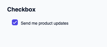Controlled checkbox with a genuine mixed state.
