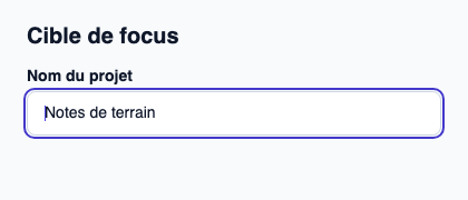 Pont entre une cible visuelle réelle et les requêtes du registre de focus.