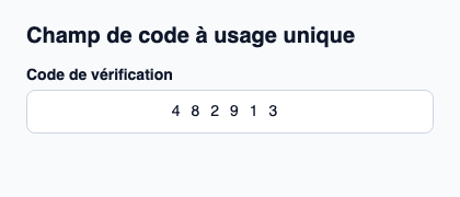 Champ de code à usage unique conservant un éditeur natif unique.