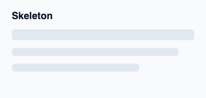 Loading shape that reserves space for pending content.